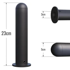Adapter Schwarz 50 mm für 30 mm