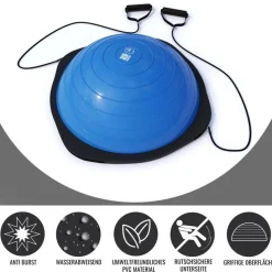 Balance Ball mit Widerstandsbändern