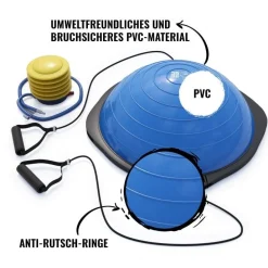 Balance Ball mit Widerstandsbändern