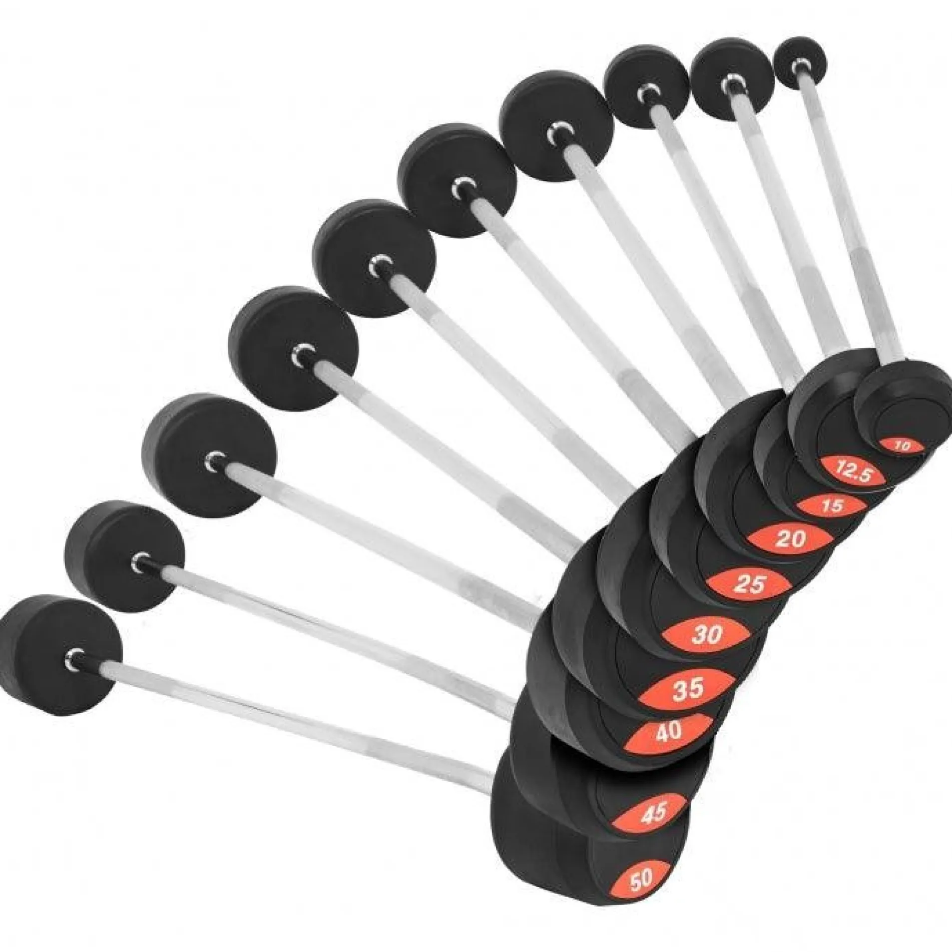 Barbells Gummi 20 - 45 kg