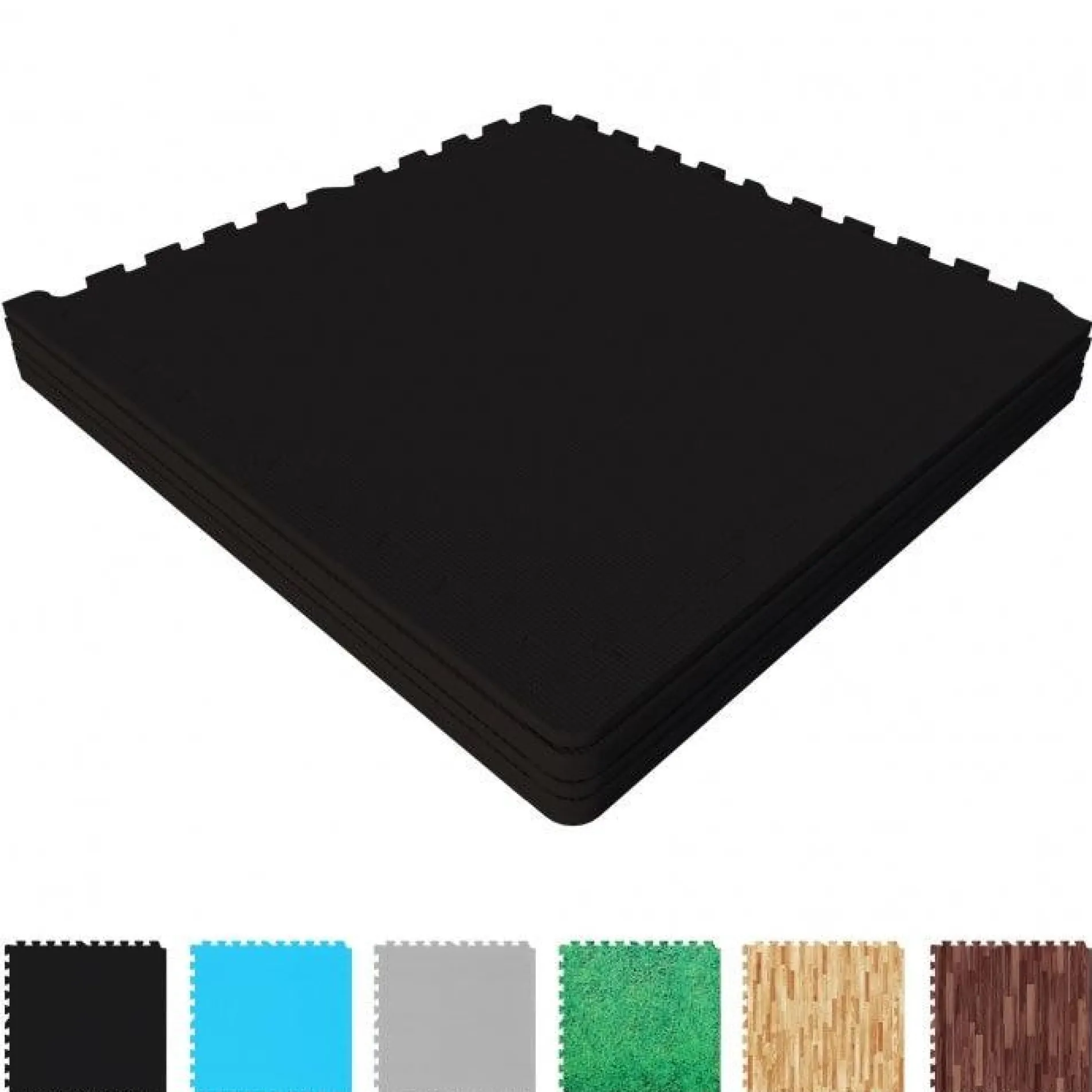 Bodenschutzmattenset 60x60 cm - 6 Matten inkl, Endstücke