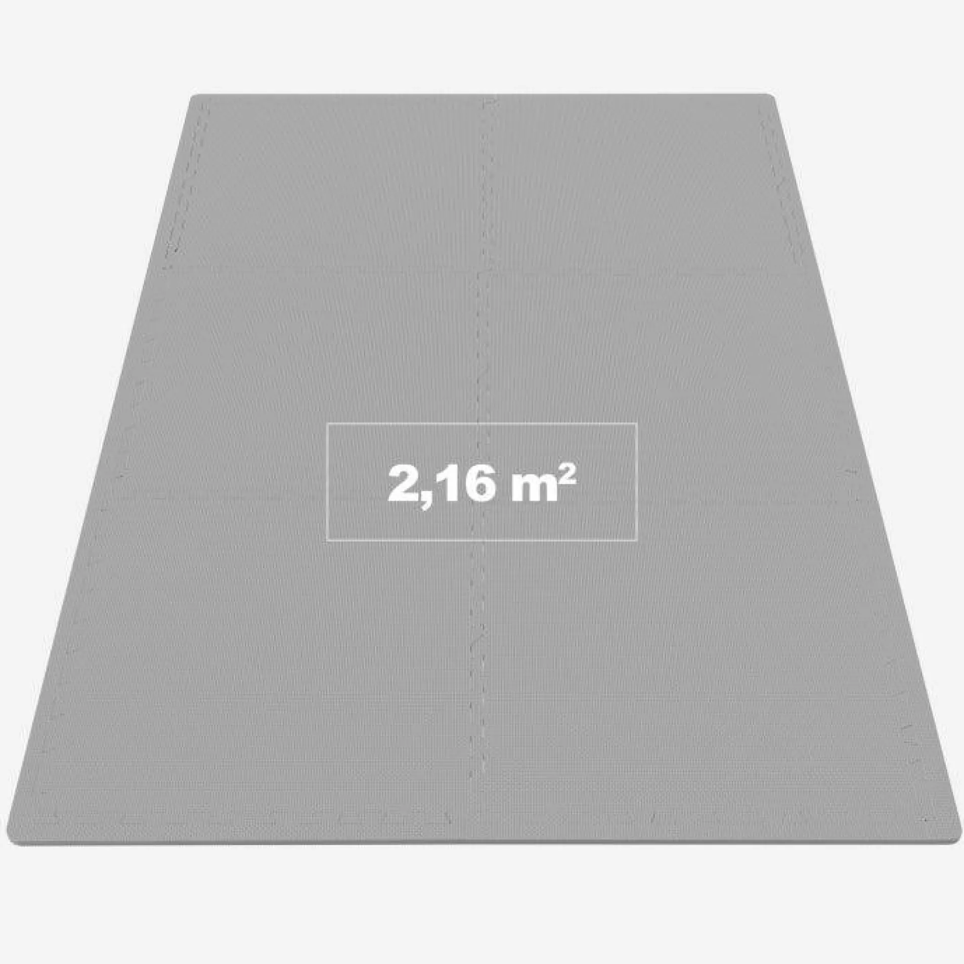 Bodenschutzmattenset 60x60 cm - 6 Matten inkl, Endstücke