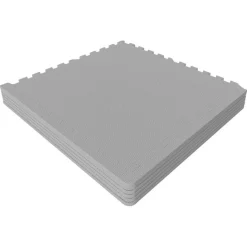 Bodenschutzmattenset 60x60 cm - 6 Matten inkl, Endstücke