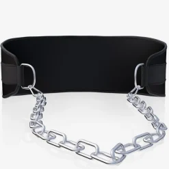 Dip Gürtel gepolstert aus Nylon mit Kette und Karabinern