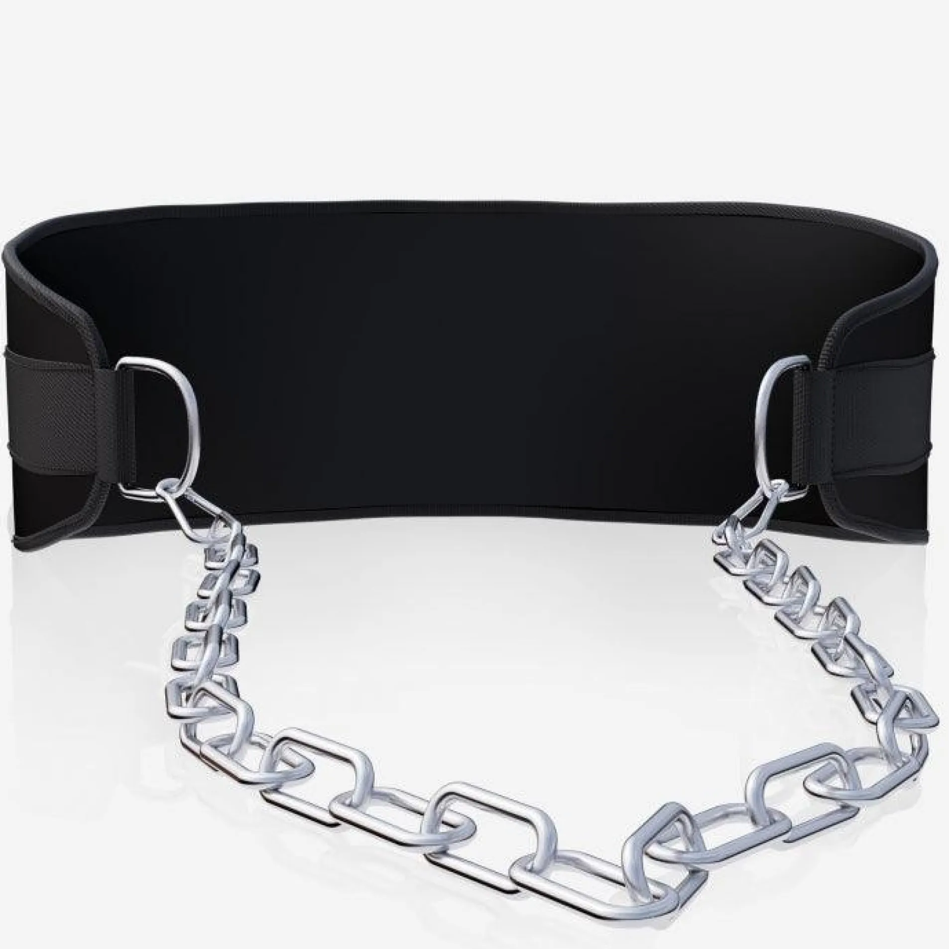 Dip Gürtel gepolstert aus Nylon mit Kette und Karabinern