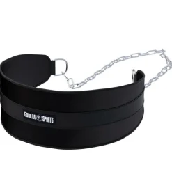 Dip Gürtel gepolstert aus Nylon mit Kette und Karabinern
