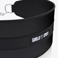 Dip Gürtel gepolstert aus Nylon mit Kette und Karabinern