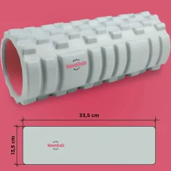 Faszienrolle Grau/Pink