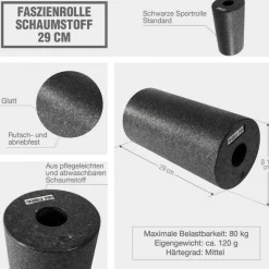 Faszienrolle mittel-hart 29 x 15 cm