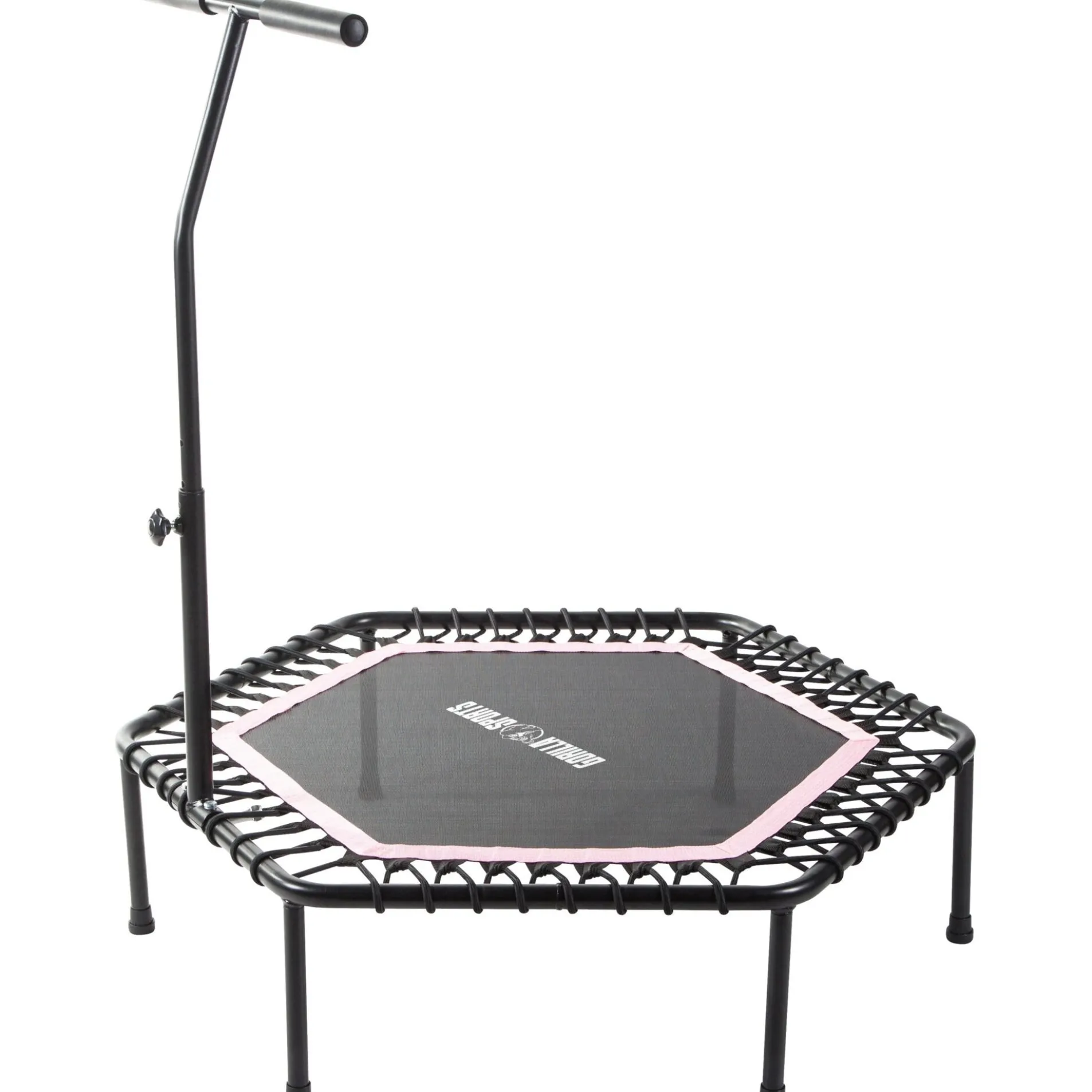 Fitness Trampolin mit Haltestange