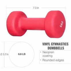 Gymnastikhanteln Neopren 2 x 1-10 Pfund (0,5 kg - 4,5 kg)
