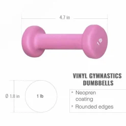 Gymnastikhanteln Neopren 2 x 1-10 Pfund (0,5 kg - 4,5 kg)