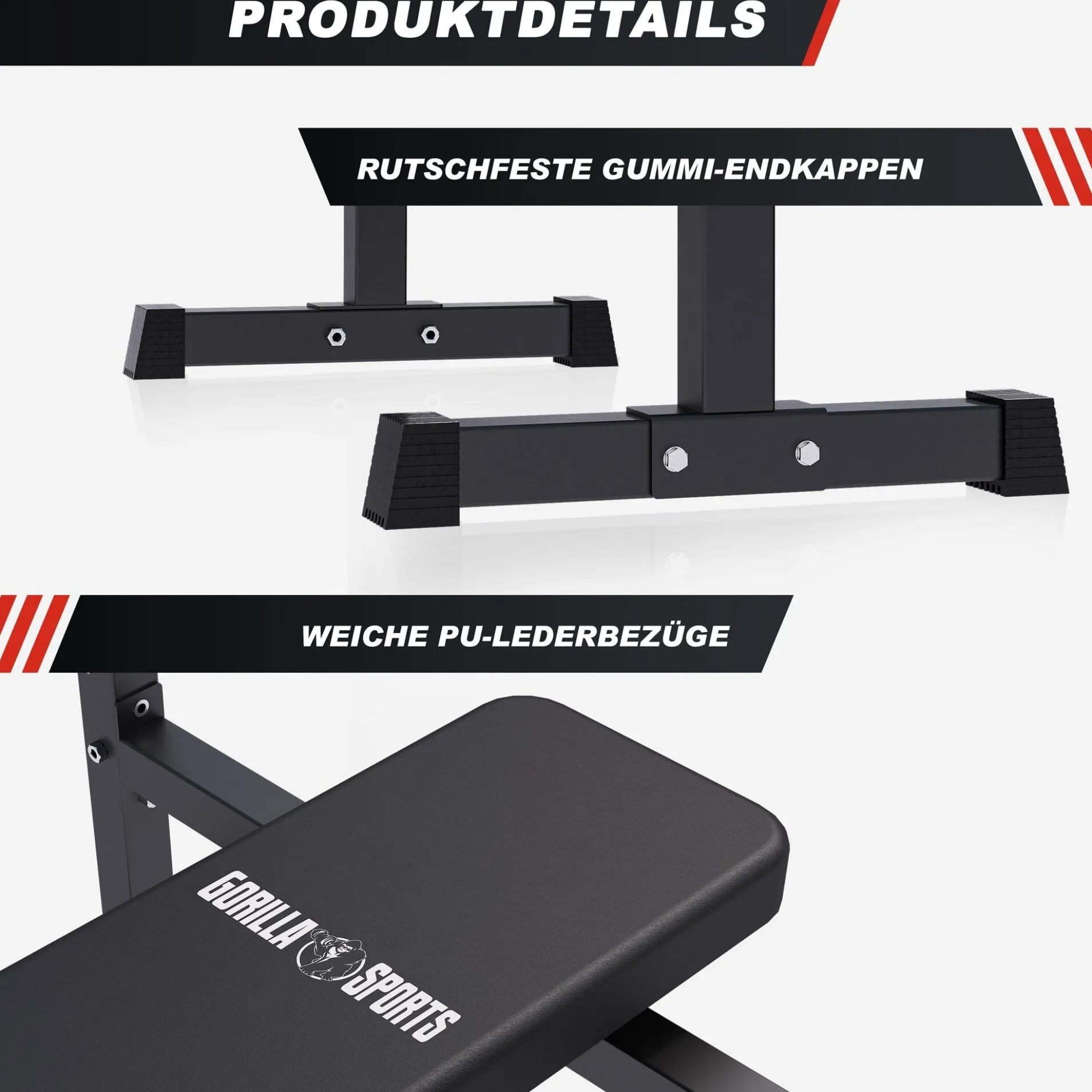 Hantelbank mit Ablage breit inkl, Hantelset 40/70/100 kg