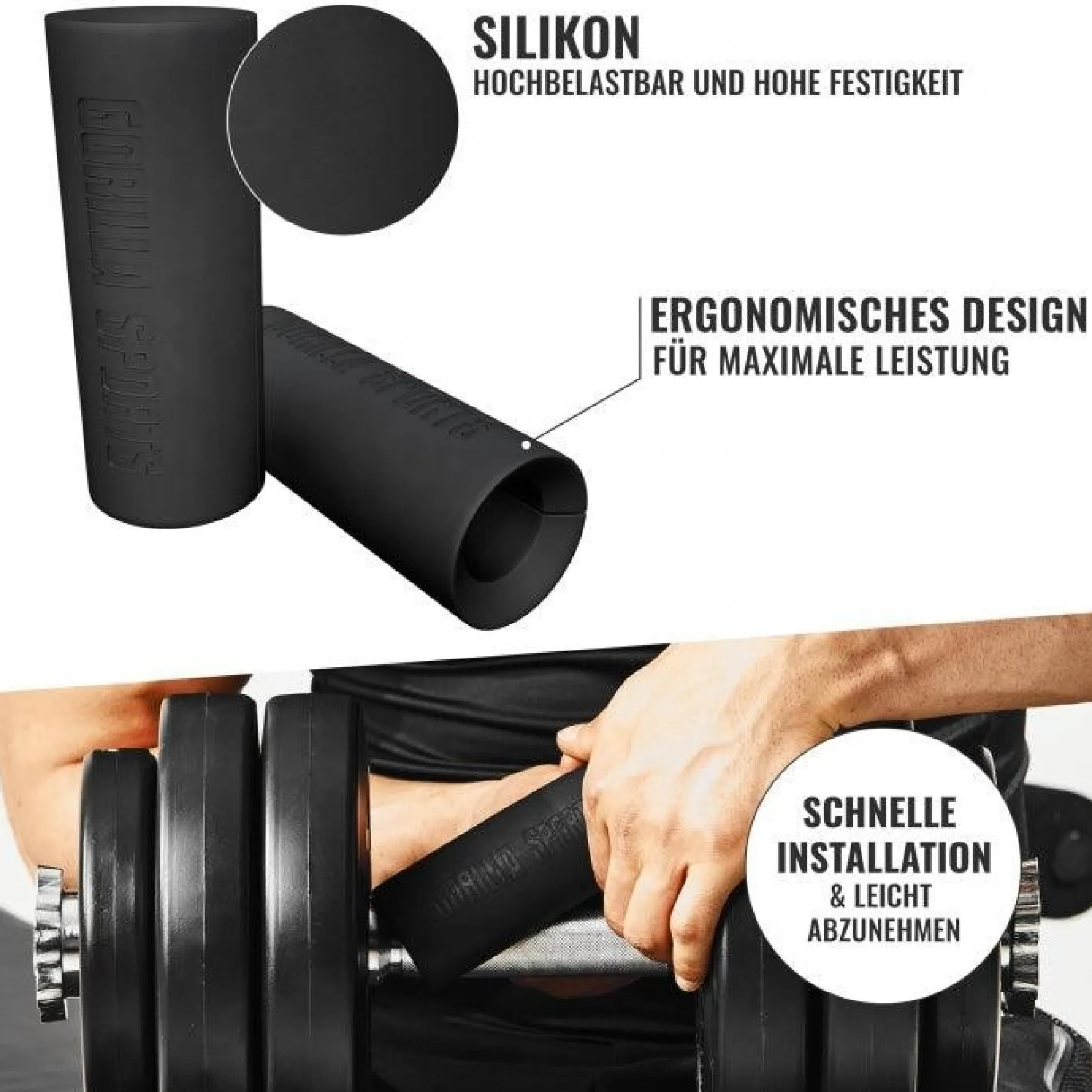 Hantelgriffe 2er Set Silikon