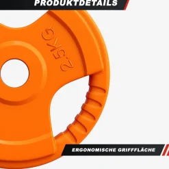 Hantelscheibe Gummi Gripper 1,25 - 25 kg