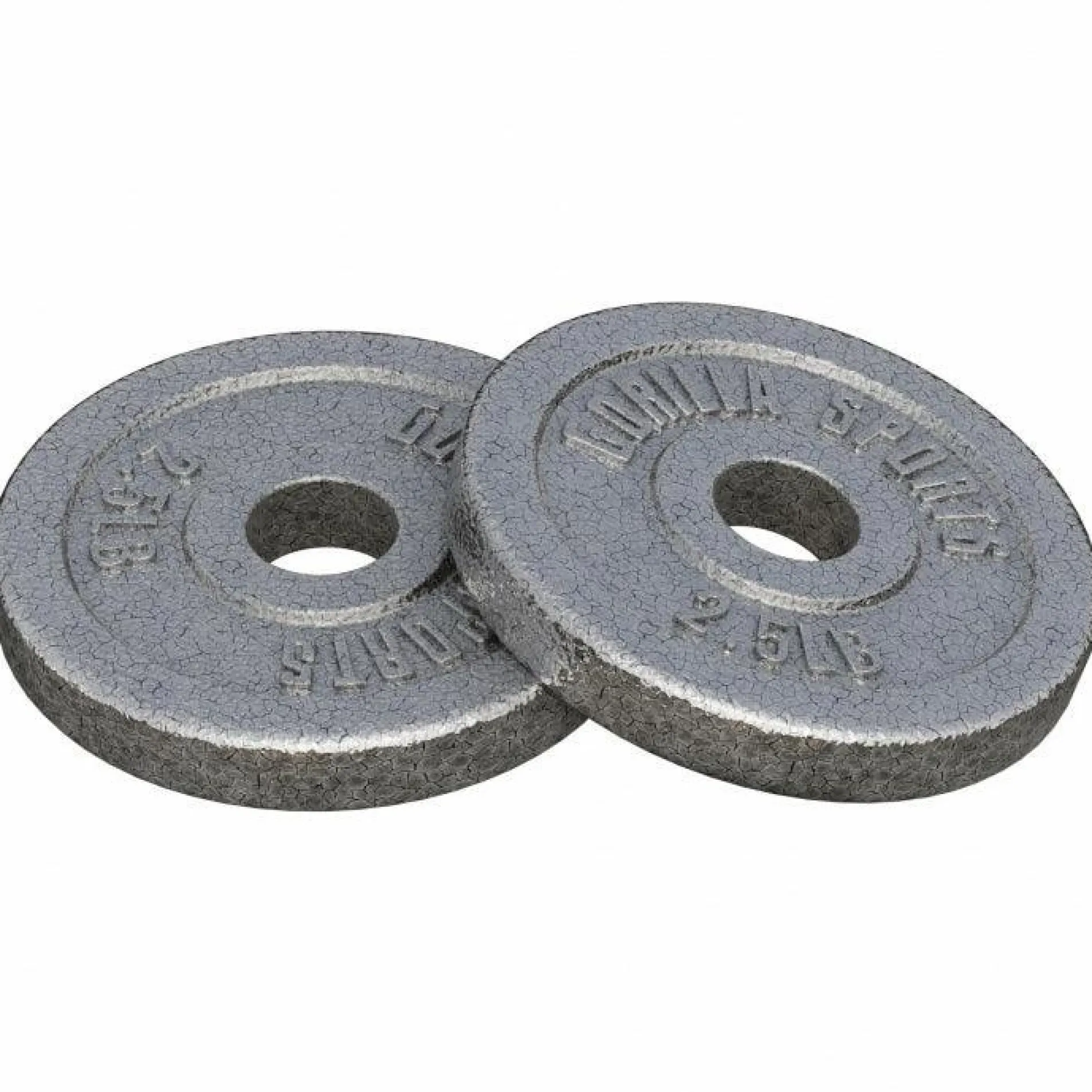 Hantelscheibe Guss - 2,5 - 55 Pfund (1,1 - 24,9 kg), Ø 1" (2,5 cm), Gusseisen