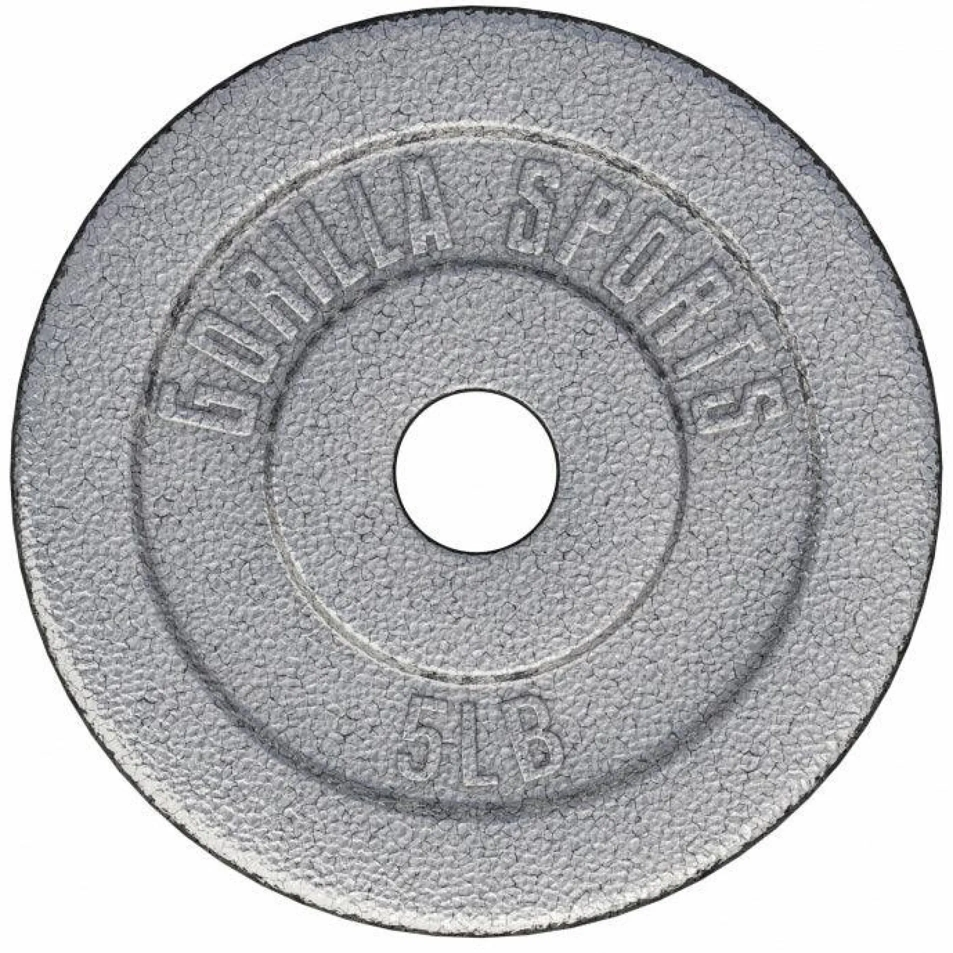 Hantelscheibe Guss - 2,5 - 55 Pfund (1,1 - 24,9 kg), Ø 1" (2,5 cm), Gusseisen