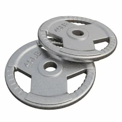 Hantelscheibe Gusseisen Gripper - 2,5-45 lb (1,1-20,4 kg), 2