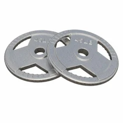 Hantelscheibe Gusseisen Gripper - 2,5-45 lb (1,1-20,4 kg), 2