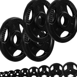 Hantelscheiben Set 30/31 mm Gusseisen Gripper 2 - 30 kg