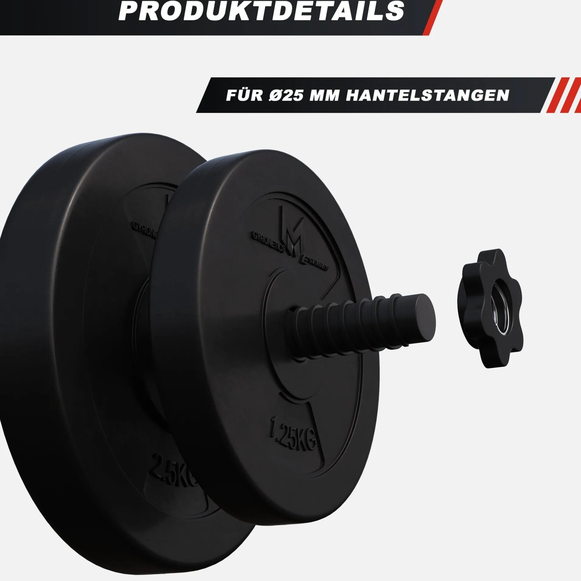 Hantelscheiben Set E-Series Kunststoff 30 kg