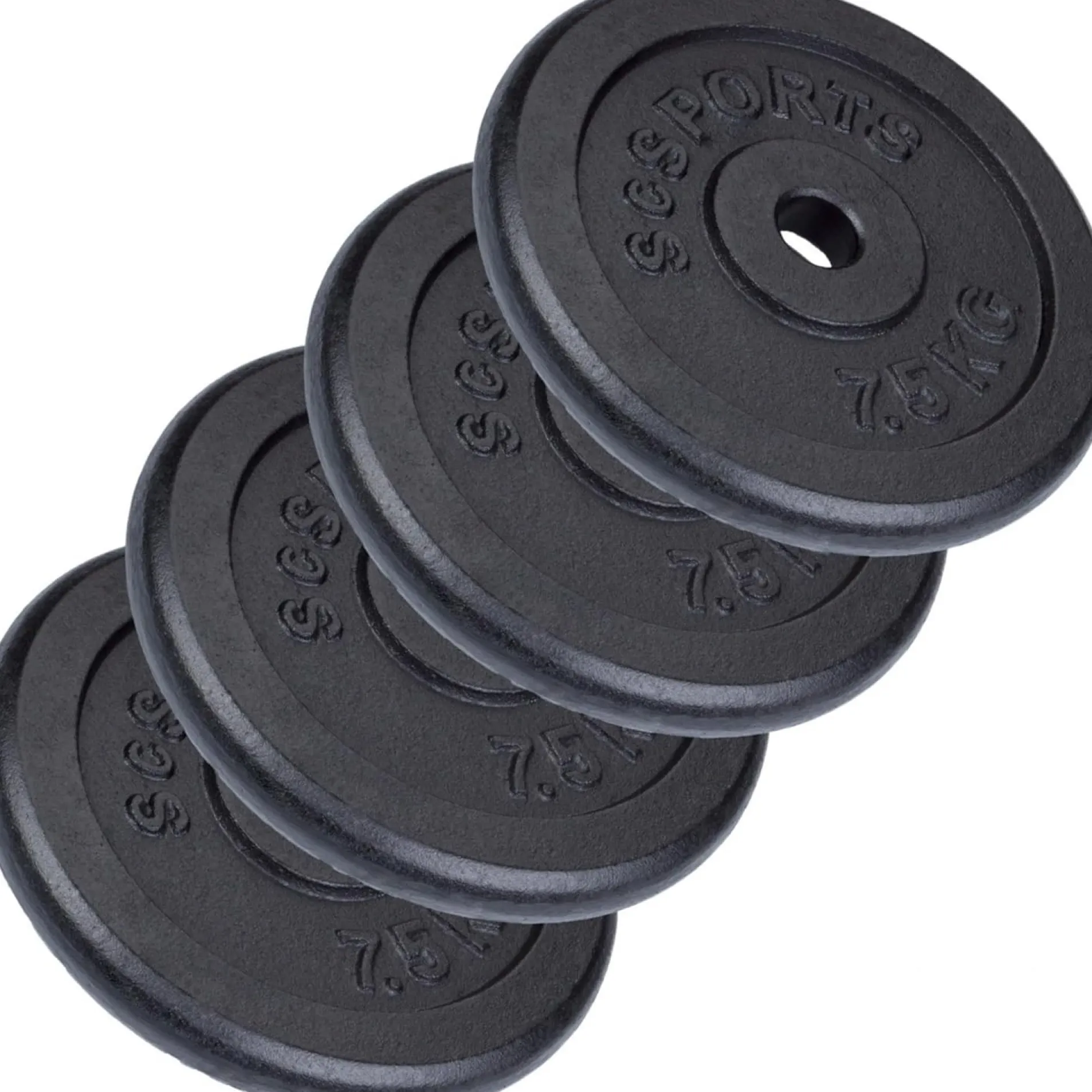 Hantelscheiben Set Gusseisen 15 - 60 kg
