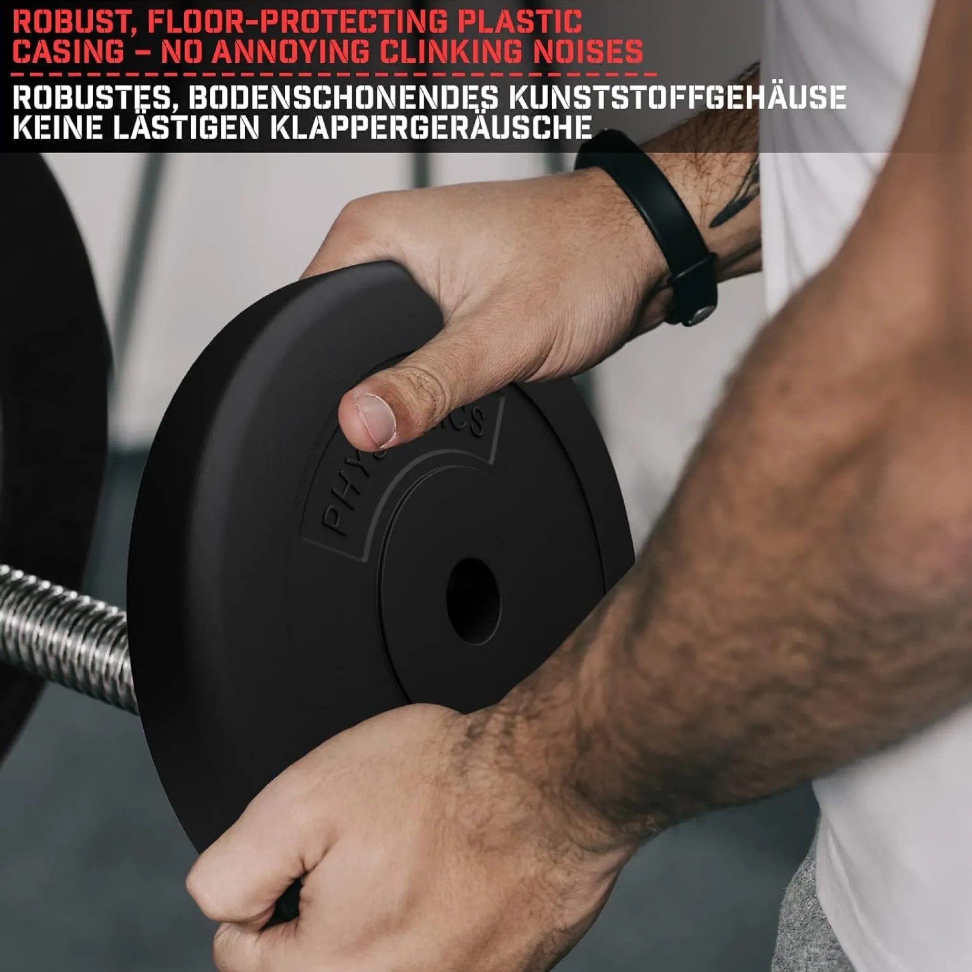 Hantelscheiben Set Kunststoff 5 - 30 kg 30 mm