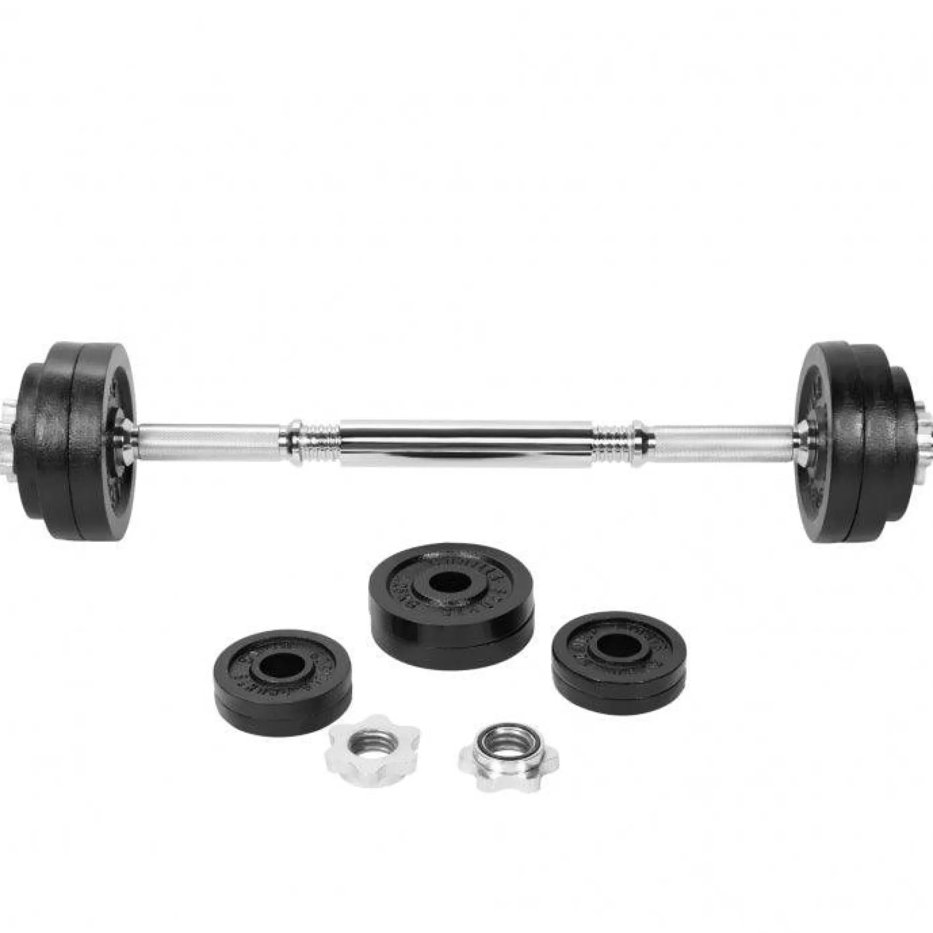 Hantelset 2in1 Gusseisen 22 kg