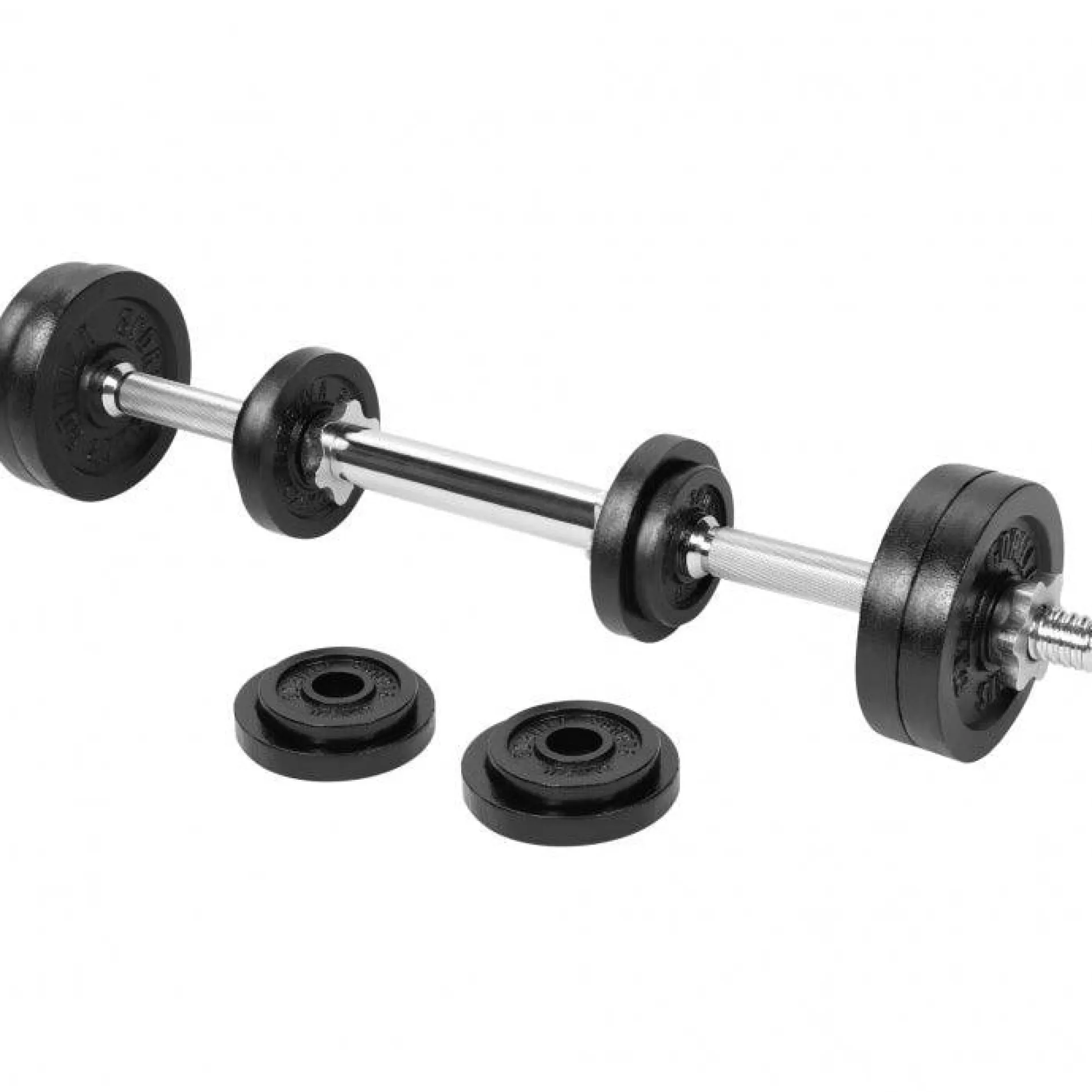 Hantelset 2in1 Gusseisen 22 kg