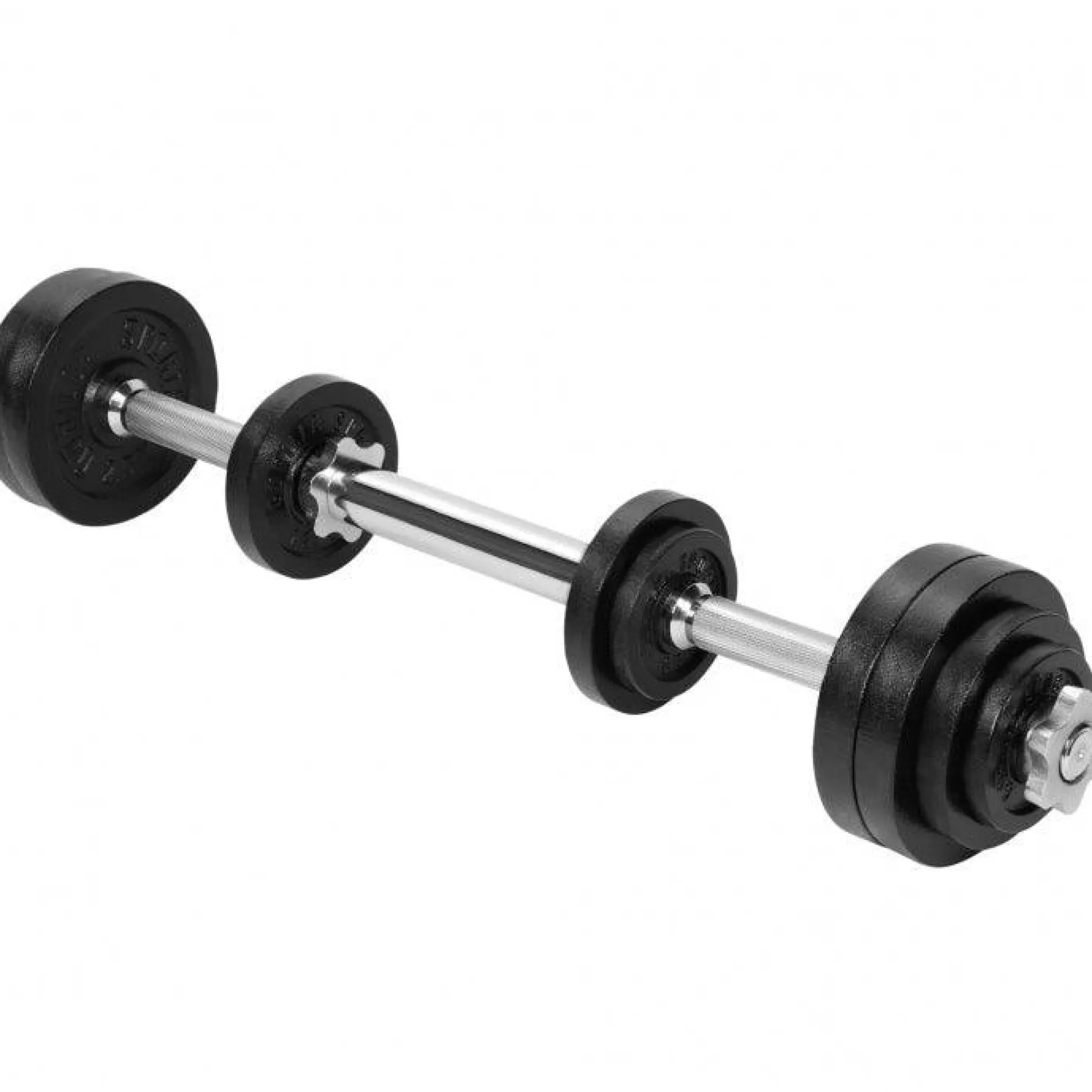 Hantelset 2in1 Gusseisen 22 kg