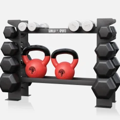 Hantelständer für Hanteln und Kettlebells