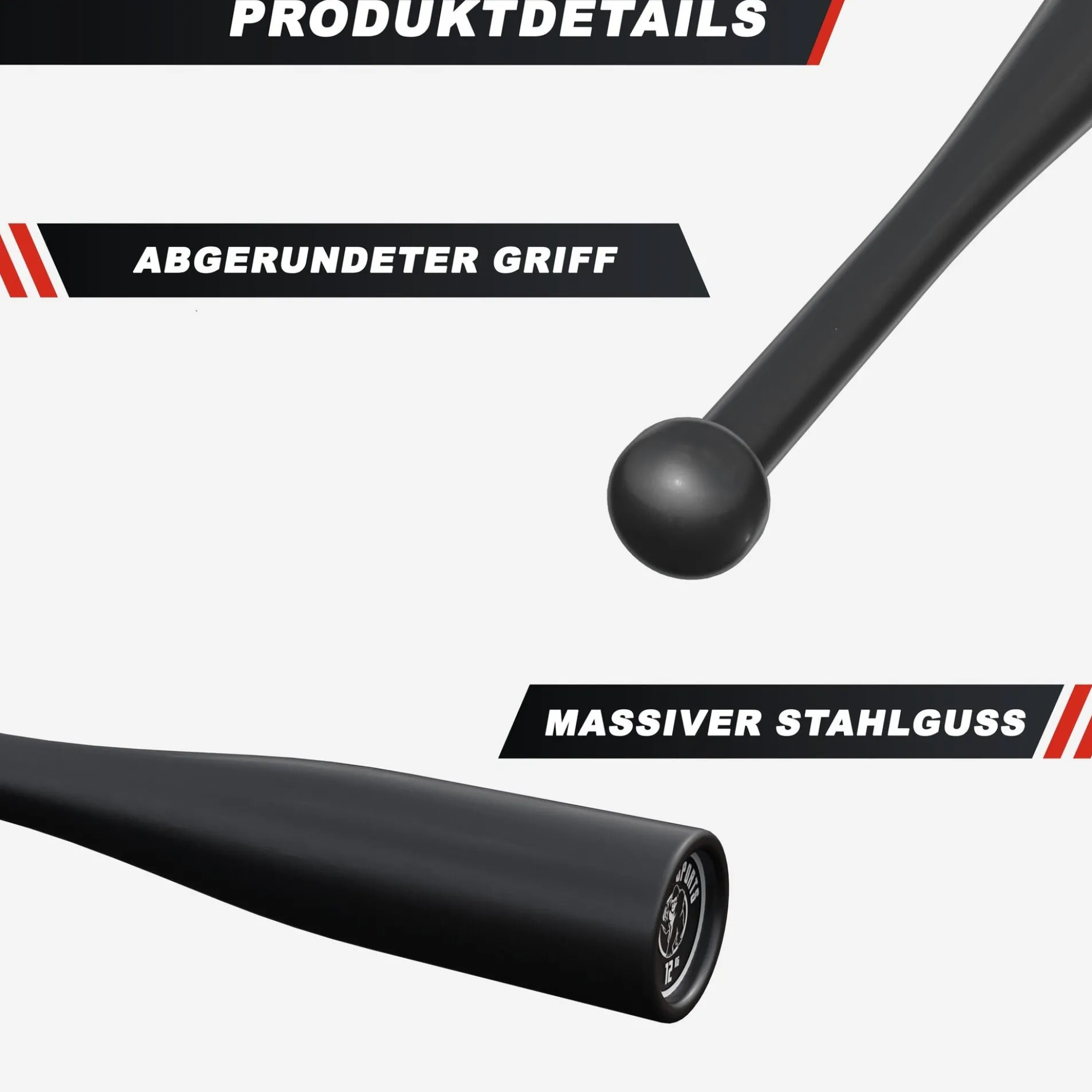 Indian Clubbell aus Stahl 2 - 20 kg