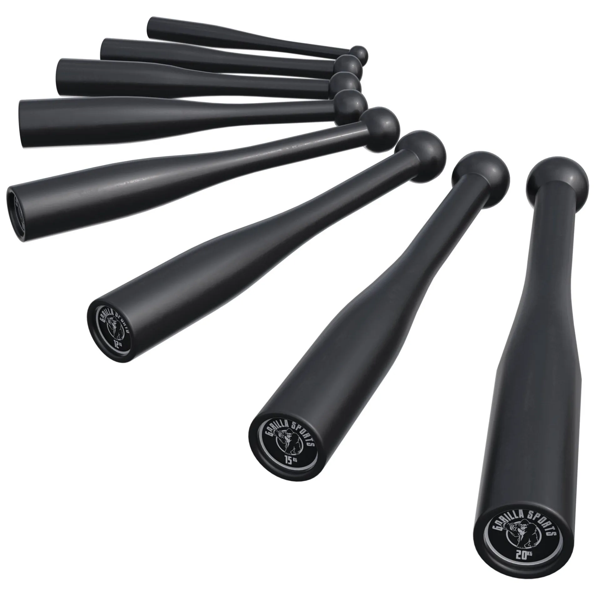 Indian Clubbell aus Stahl 2 - 20 kg