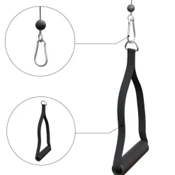 Kabelzug Einhandgriff 2er Set gepolstert