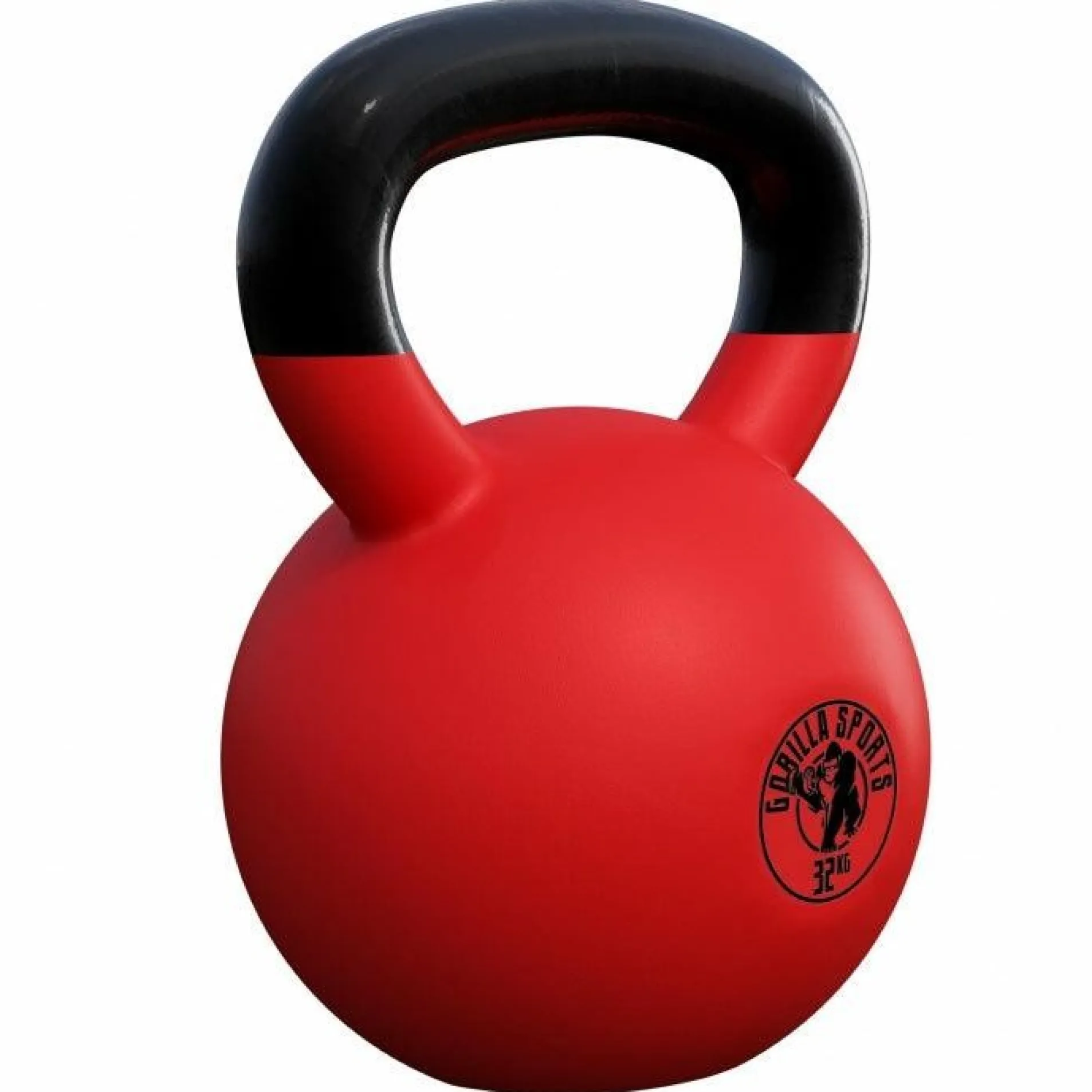 Kettlebell Gusseisen Neopren rot 2 - 32 kg