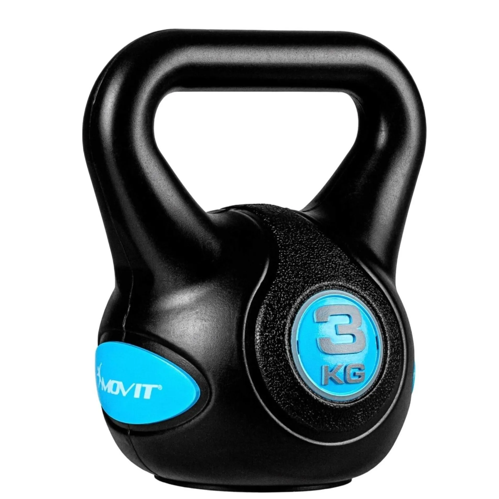 Kettlebell Kunststoff grau 3 - 20 kg