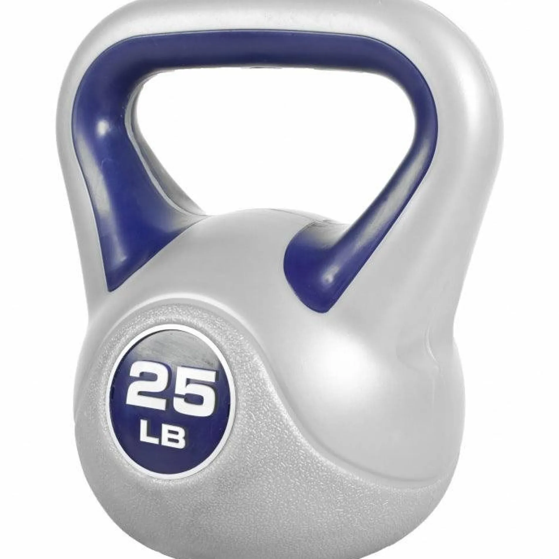 Kettlebell Stylish - 5 - 45 Pfund, Zement, Kunststoffabdeckung