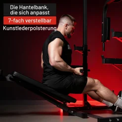 Kraftstation Home Gym inkl, Hantelbank