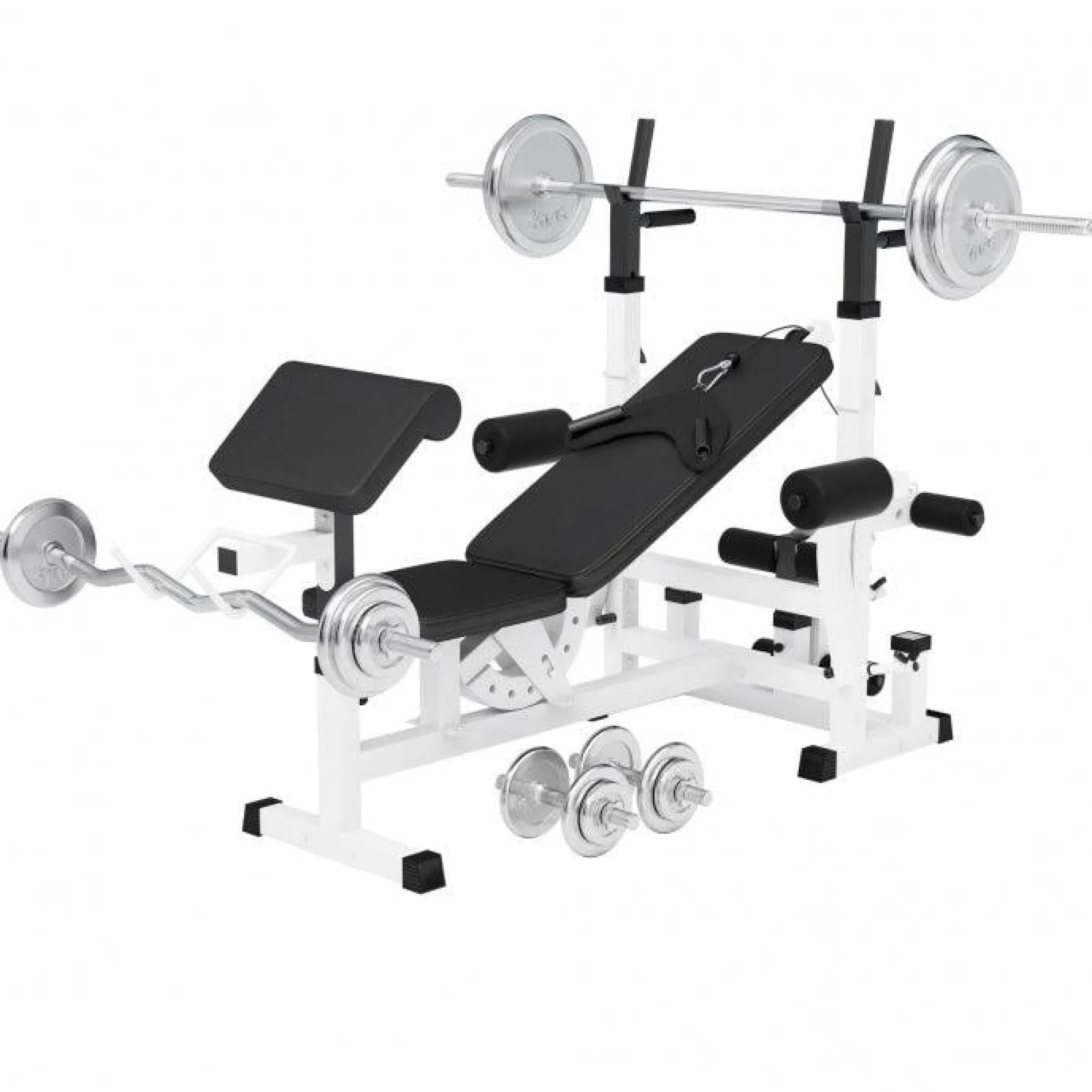 Kraftstation Universal Set Chrom 108 kg
