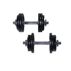 Kurzhantel Set Gusseisen Gripper 27,5 kg mit Sternverschlüssen