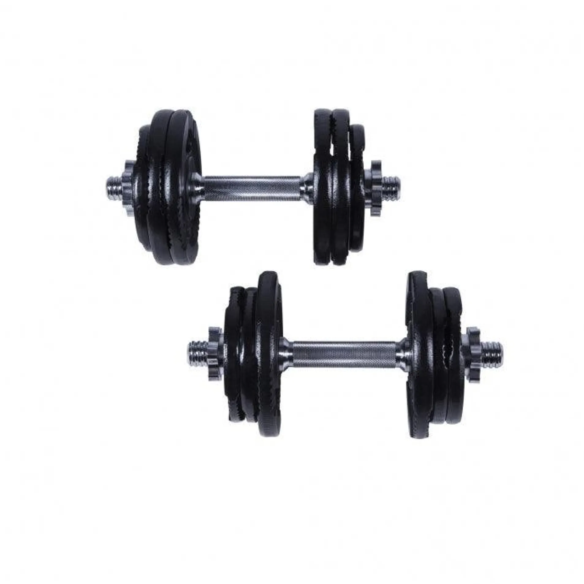 Kurzhantel Set Gusseisen Gripper 27,5 kg mit Sternverschlüssen