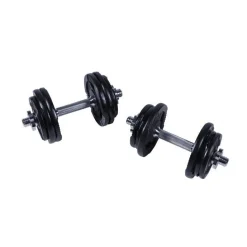 Kurzhantel Set Gusseisen Gripper 27,5 kg mit Sternverschlüssen