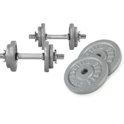 Kurzhantel Set Gusseisen 30 kg mit Sternverschlüssen