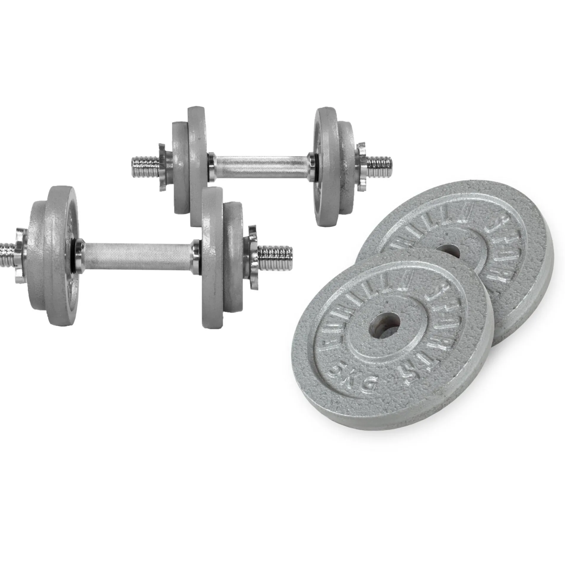 Kurzhantel Set Gusseisen 30 kg mit Sternverschlüssen