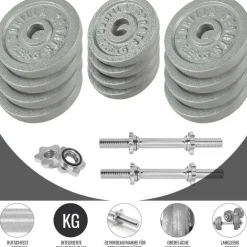 Kurzhantel Set Gusseisen 30 kg
