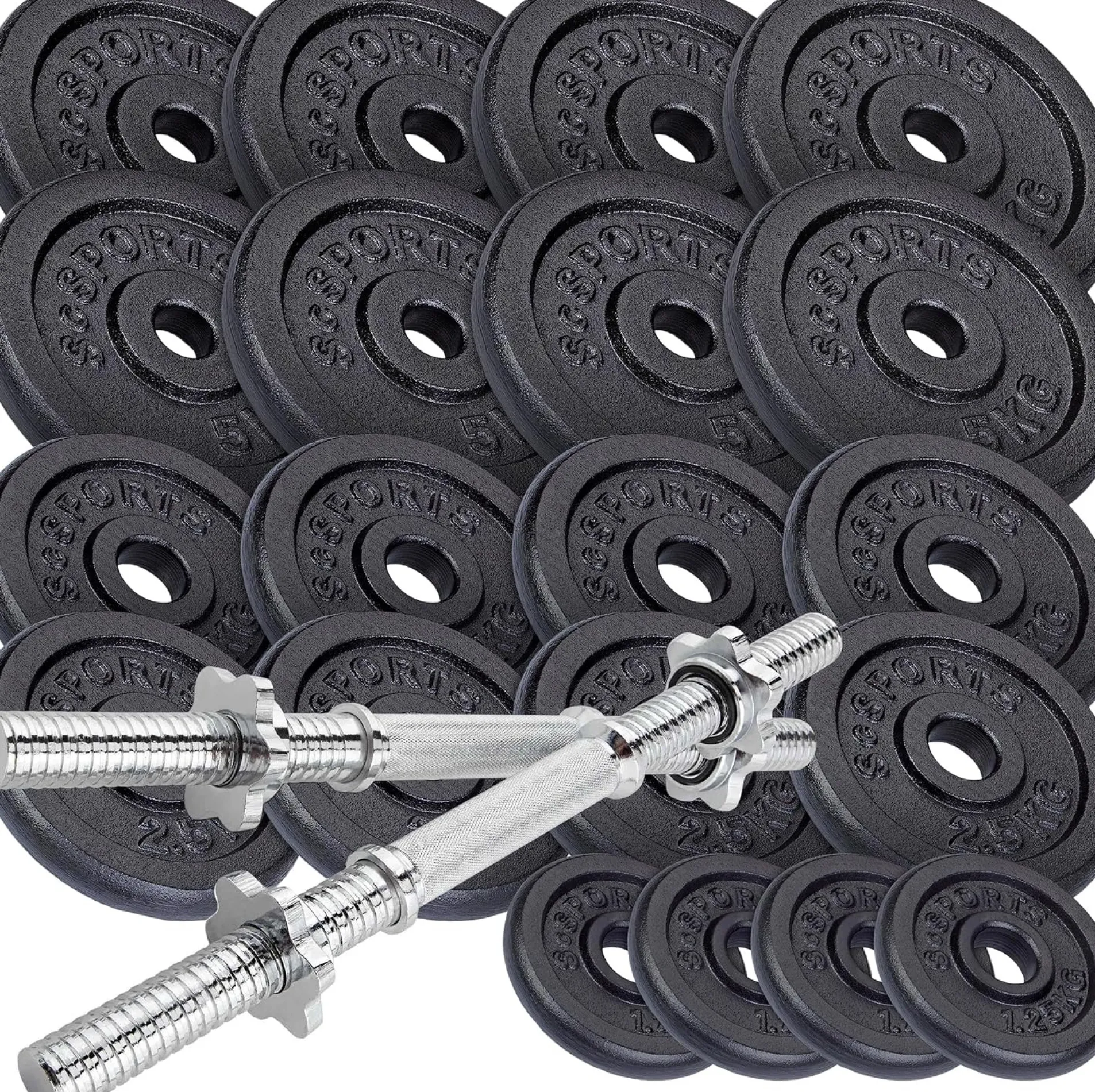Kurzhantel Set Gusseisen 70 kg