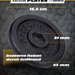 Kurzhantel Set Gusseisen 70 kg