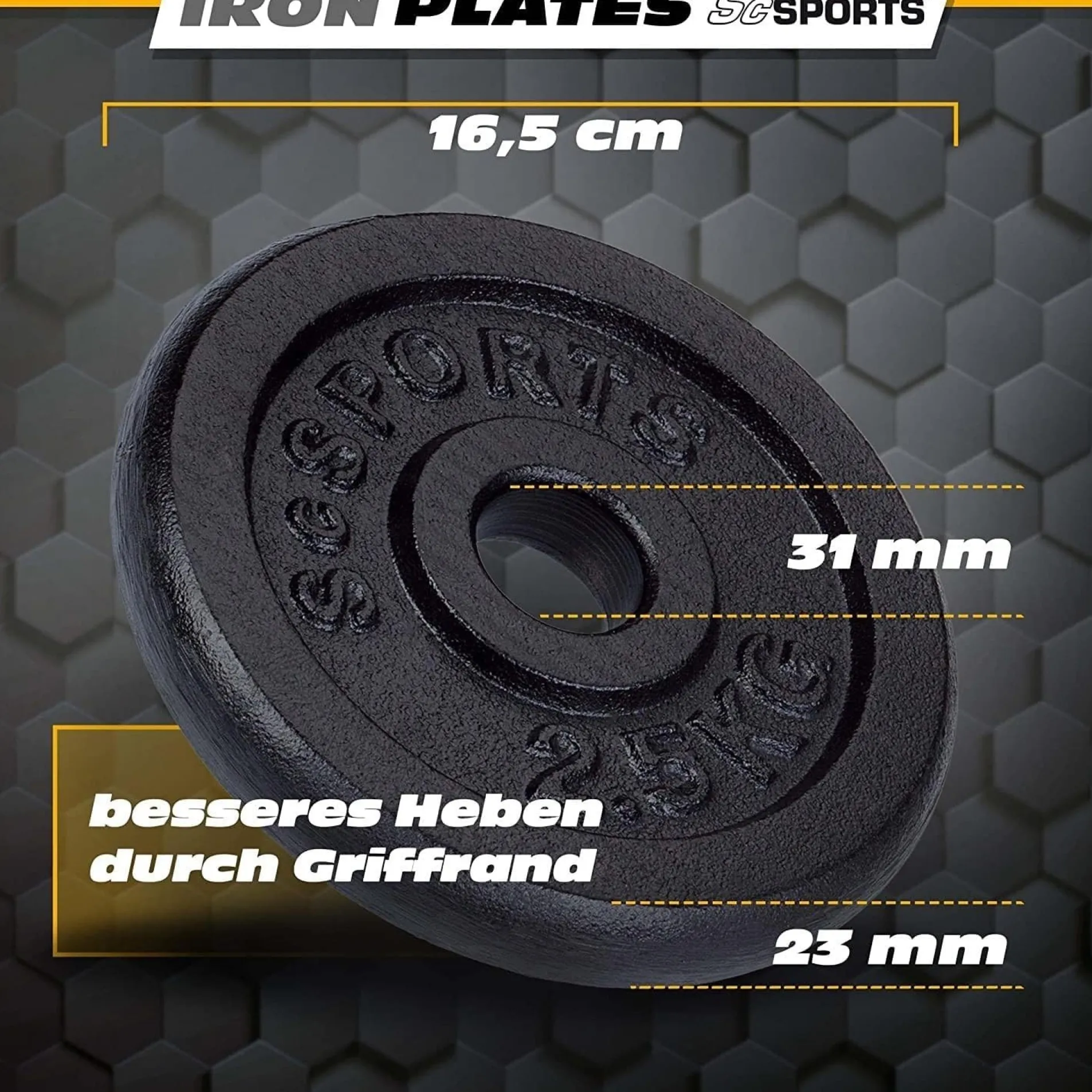 Kurzhantel Set Gusseisen 70 kg