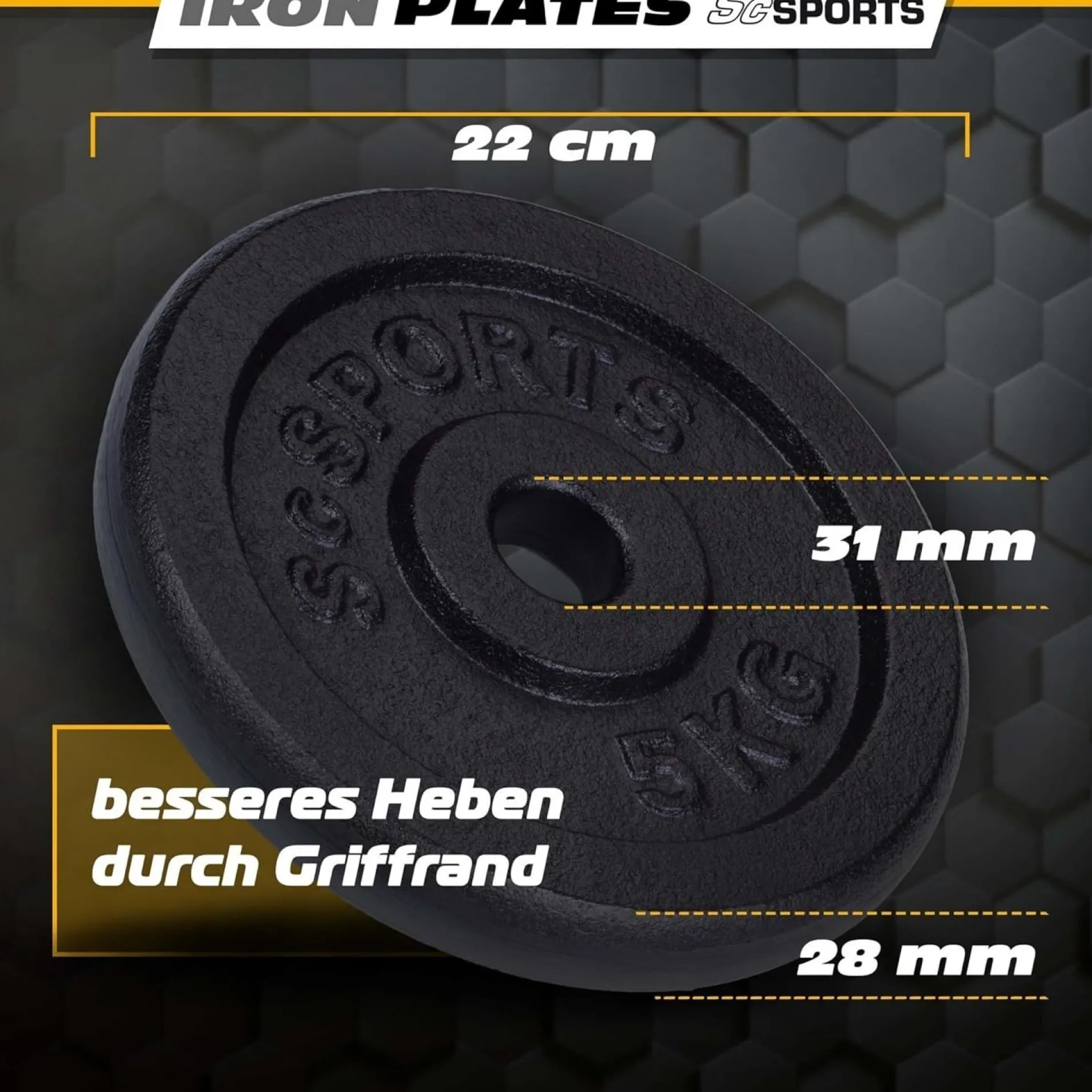Kurzhantel Set Gusseisen 70 kg