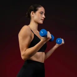 Kurzhantel Set Gymnastik Neopren 10 kg mit Koffer